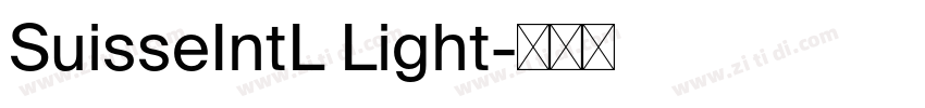 SuisseIntL Light字体转换 SuisseIntL Light字体转换